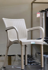 Outdoor Table and Chair Set Cappuccino (Brown)