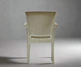 CT022 Big Rattan Armchair (White)