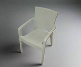 CT022 Big Rattan Armchair (White)