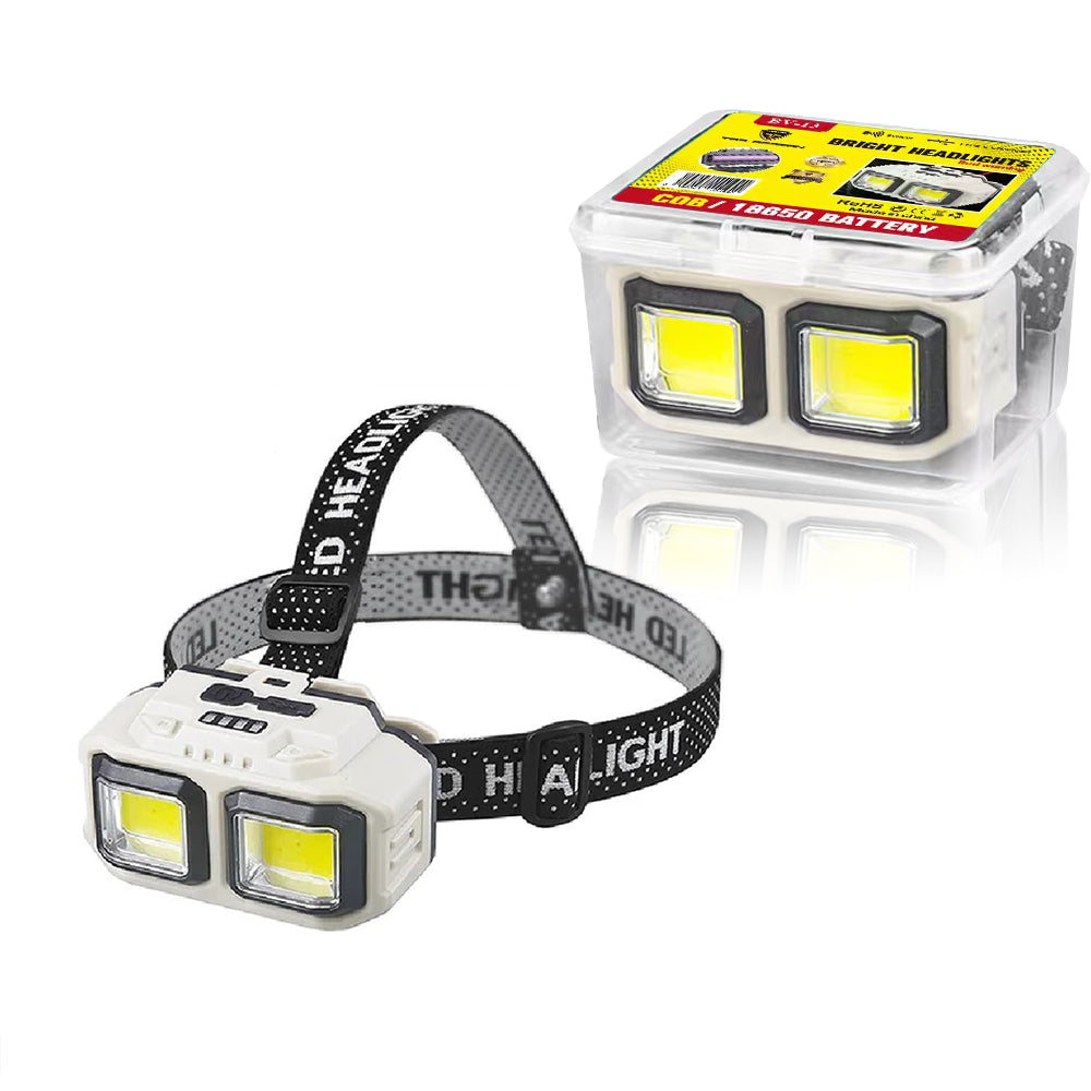 BV-13 TBS DESIGN High-Power LED Waterproof Head Lamp – SOS Red Light, Headlamp for Camping & Fishing