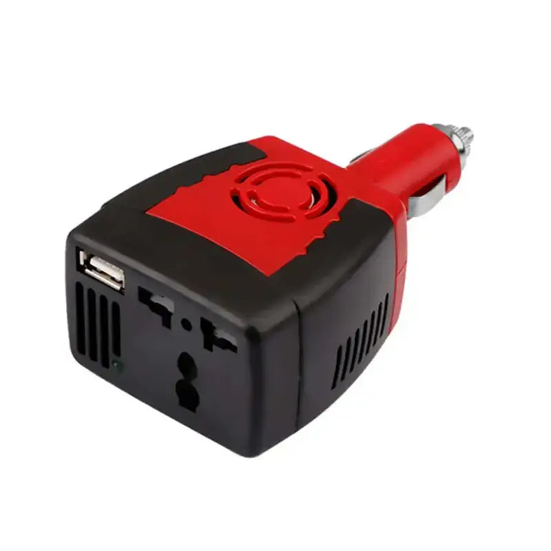 Toby’s 150W Car Power Inverter 12V to 220V with 1 AC Outlet & 1 USB Charging Port