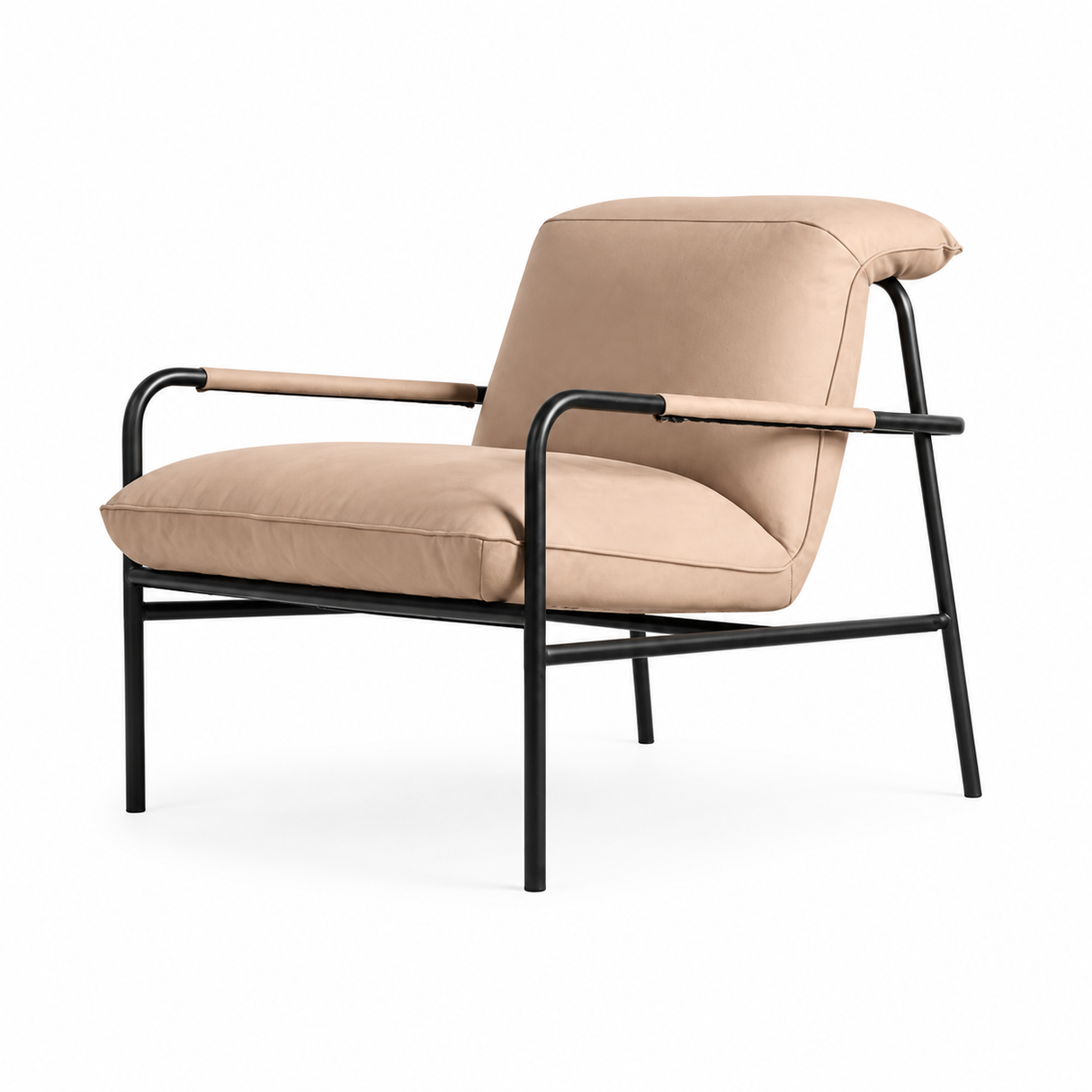 Gamma Armchair with Metal