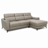 Full Leather Sofa Set  (Latte)