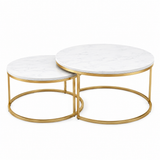 Metal Base W/scagliola Top Dia
