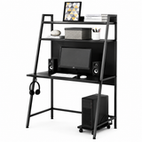 Ladder Computer Desk Hutch