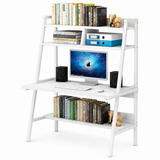 Ladder Computer Desk Hutch