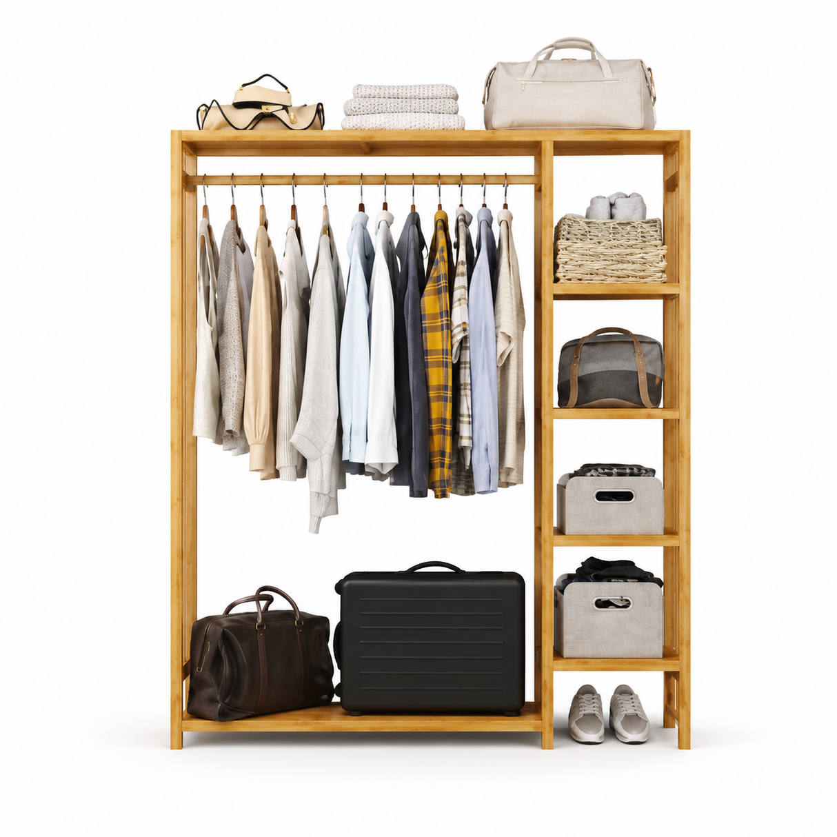 Clothes Hanger And Shoe Rack