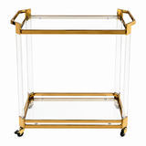 Elegant Glass Trolley