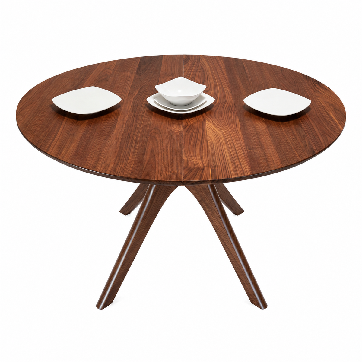 Rounded Wooden Teapoy