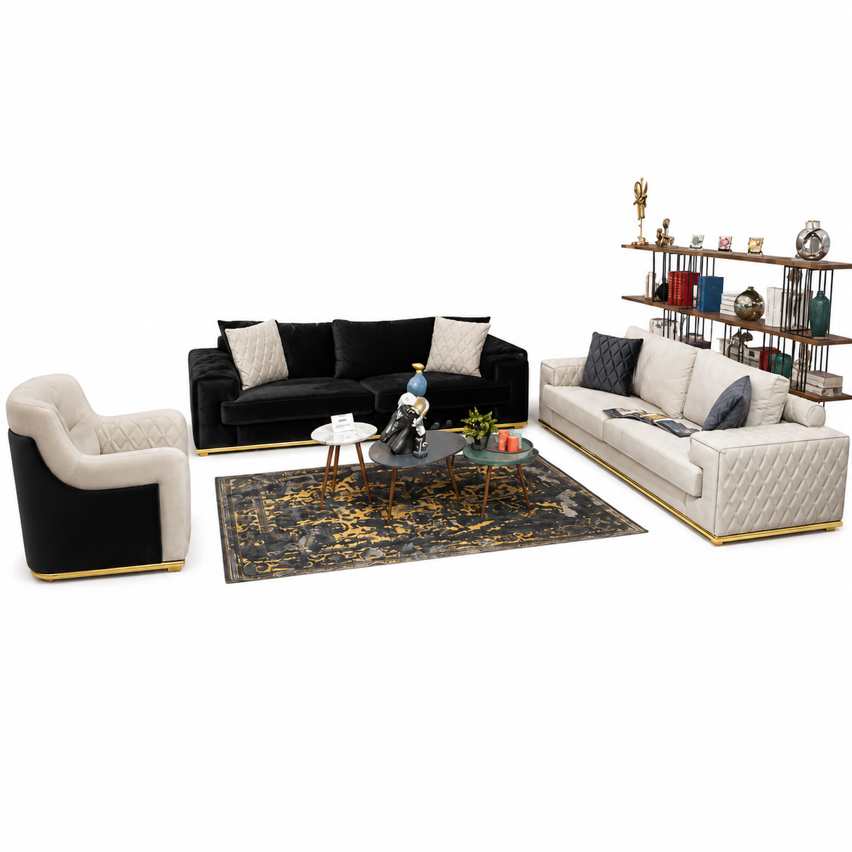 Ansel Elegant Sofa Set