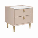 Side Table 887 (Rose Gold, 500×400×500 mm)
