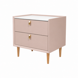 Side Table 887 (Rose Gold, 500×400×500 mm)