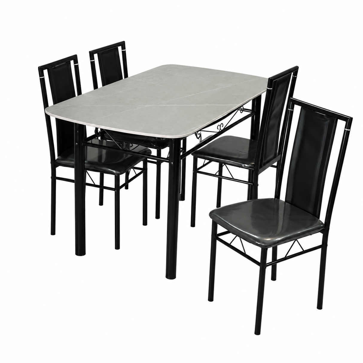 طقم سفرة رباعي المقاعد A36+B16B – 130×70 سم 