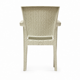 CT022 Big Rattan Armchair (White)