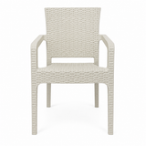 CT022 Big Rattan Armchair (White)