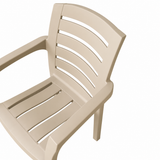CT012 Hanimeli Monoblock Armchair (Cappuccino color)