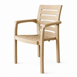 CT012 Hanimeli Monoblock Armchair (Cappuccino color)