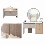 Costa King Bedroom Set (Bed 180×200 + 2 Nightstands + Wardrobe + Dresser)