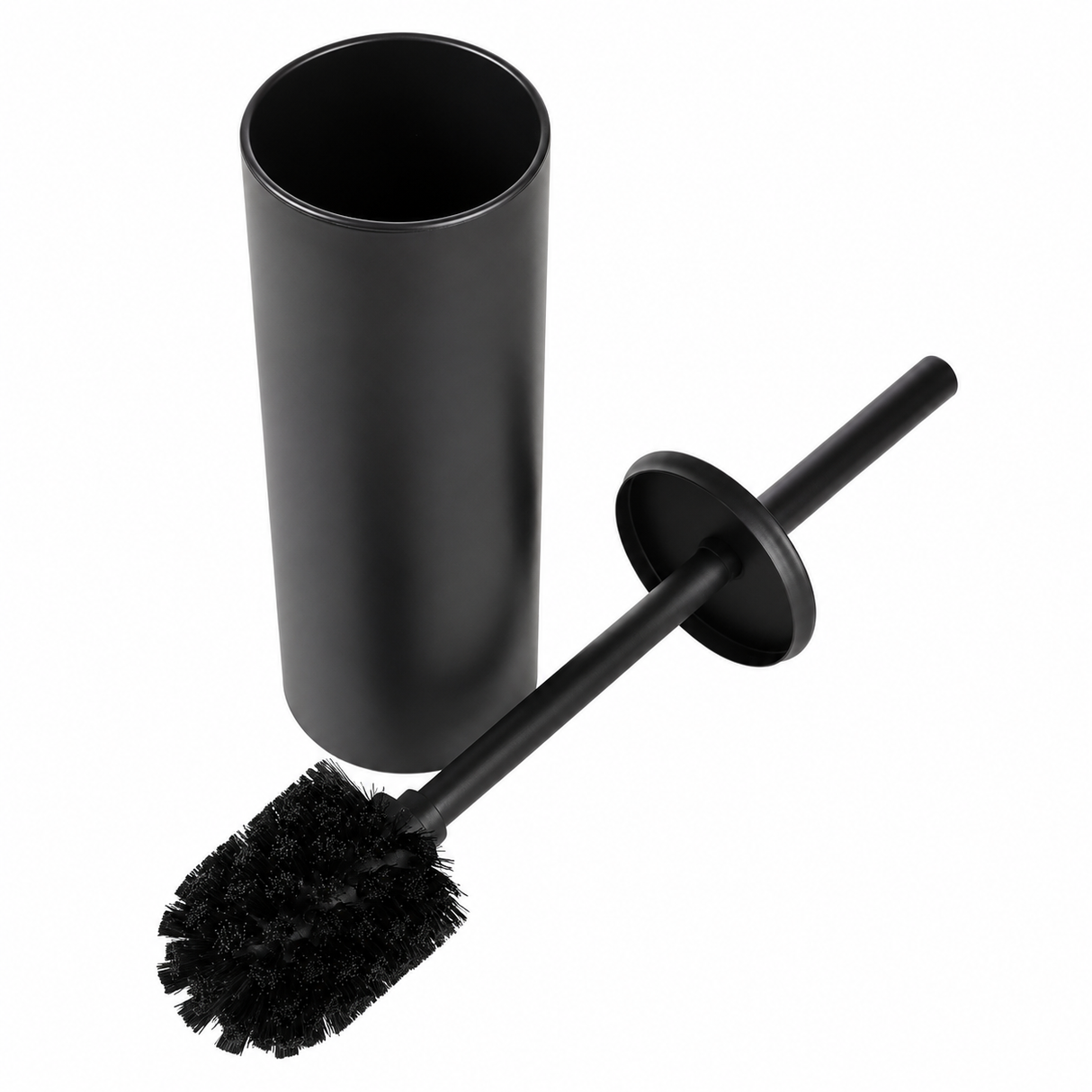 Toilet Brush Holder Set – Black Finish