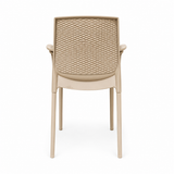 NVS-030-09 Sunset Rattan Armchair – Cappuccino