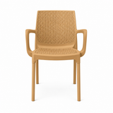 NVS-030-09 Sunset Rattan Armchair – Cappuccino