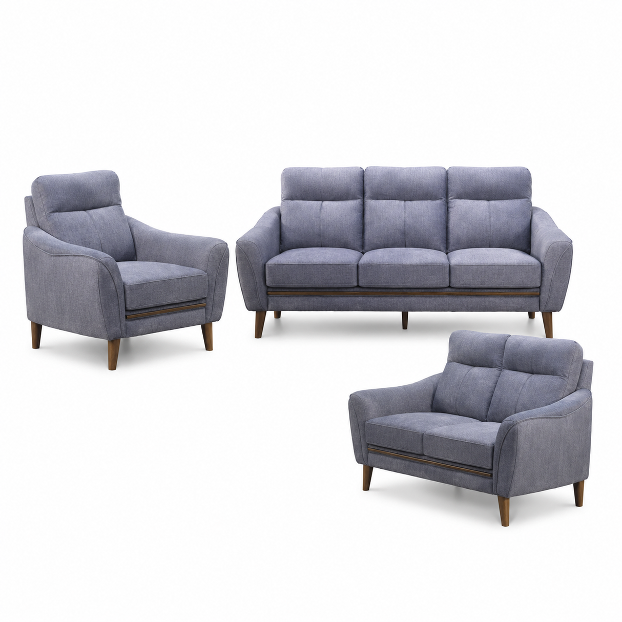MONRAN Sofa – 1 Seater, Grey