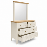 Lora Bedroom Set – 180×200 cm, 5-Piece with 6-Door Wardrobe