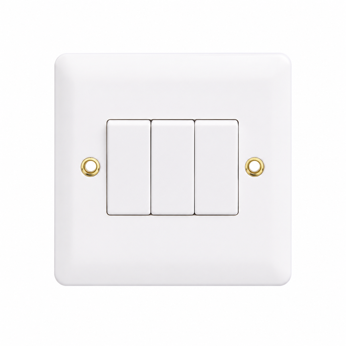 FE094 MODI Bakelite MD-HWD5041 10A 3 Gang 1 Way Plate Switch Electrical Wall Switch