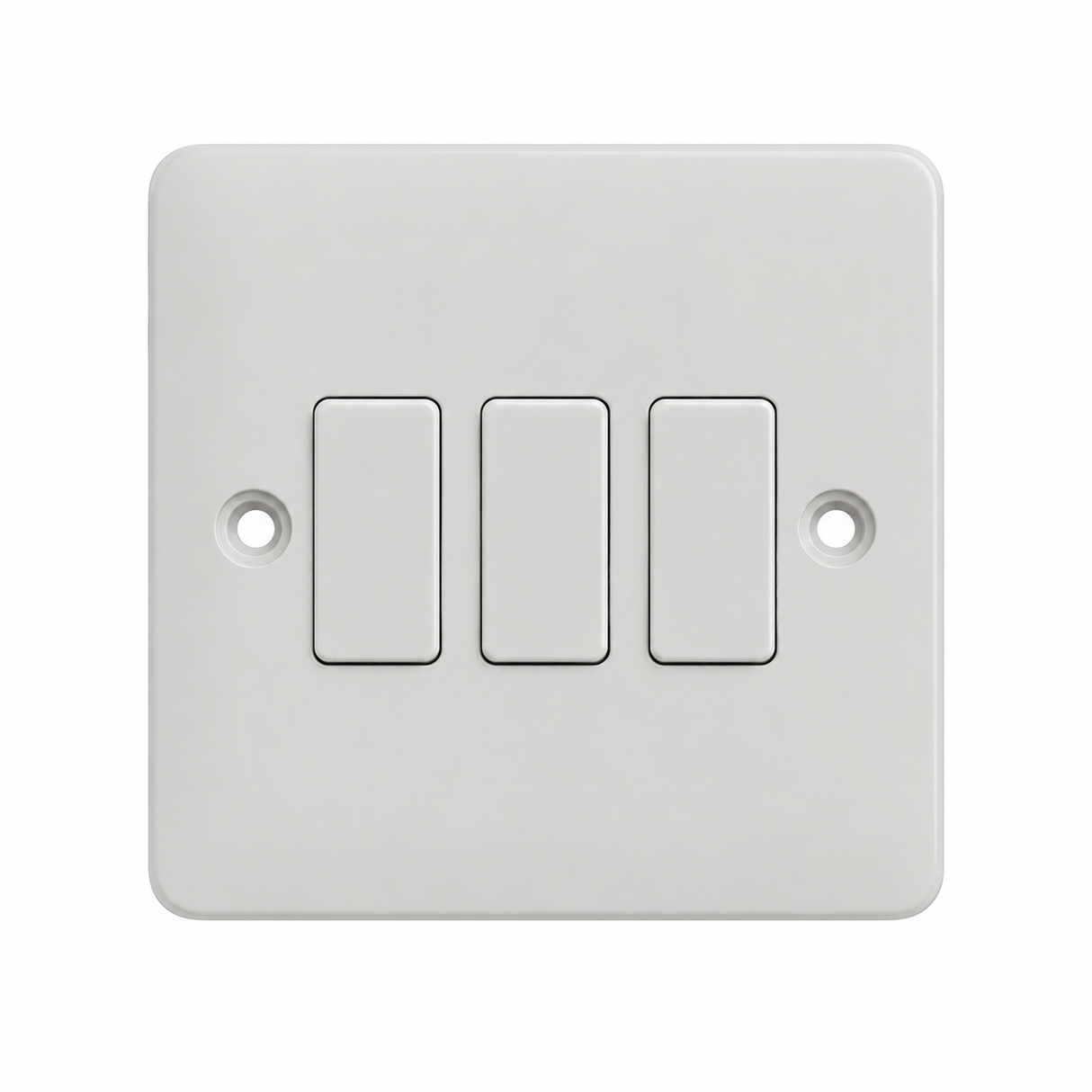 R083 MODI Bakelite MD-HWD5003 10A 3 Gang 2 Way Plate Switch Electrical Wall Switch
