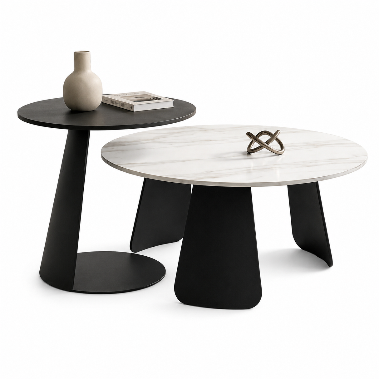 AH-849 Nesting Table Set (80×80 & 50×50 )cm