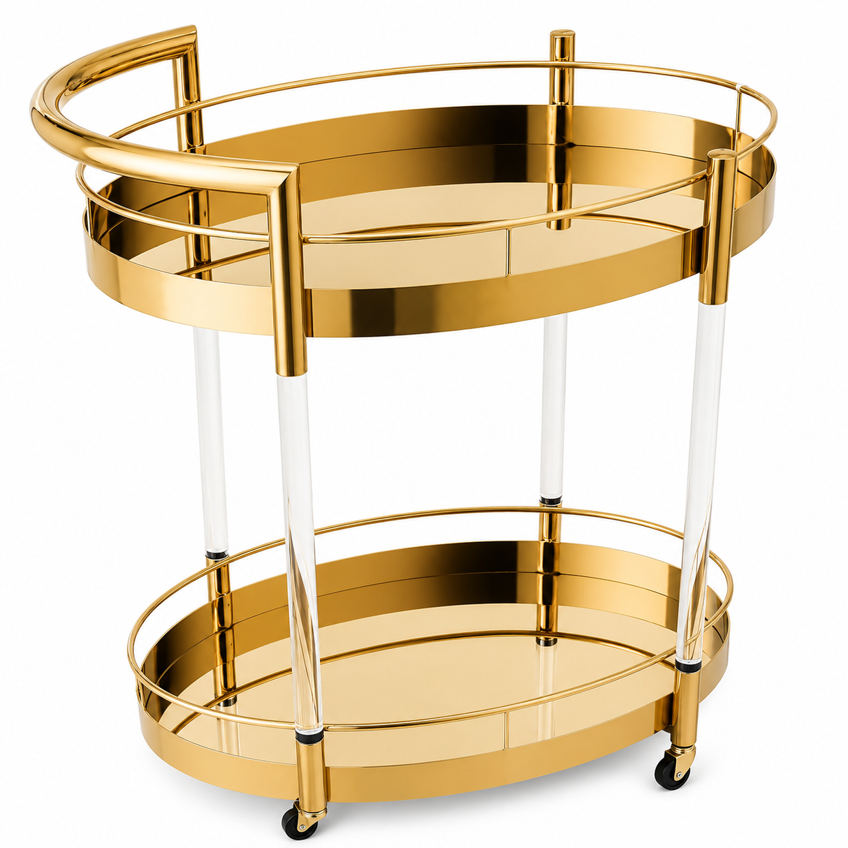 Glass Utility Cart – DC1013