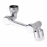 BRIMIX Universal Splash Filter Faucet Extender 1080-Degree Rotate with 2 Modes Sprayer Brass Robotic Arm Faucet Aerator for Kitchen & Bathroom