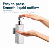 BRIMIX Wall Mounted Soap Dispenser Stainless Steel 304 Hand Wash Liquid Soap Dispenser (Brushed Finish)