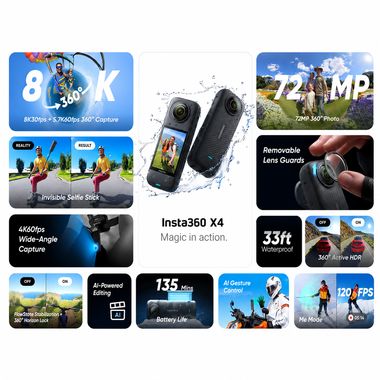 Insta360 X4 Adventure Bundle
