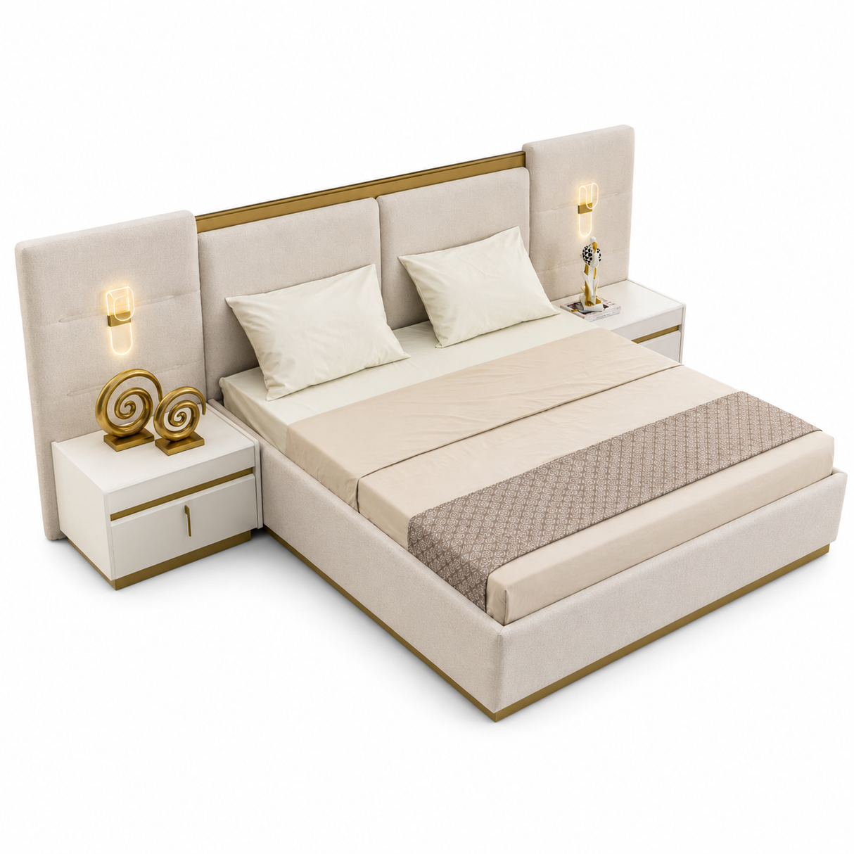 Loren Bedroom Set – 180×200 cm, 6-Piece