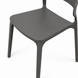 Grey  A669- Plastic Chair