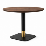 Kristy 3152 – Table Base Top (Black, 1 Set, 2 Boxes)
