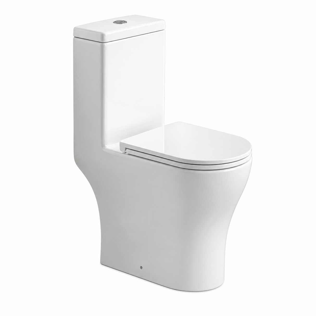 One Piece Toilet Rimless S-trap