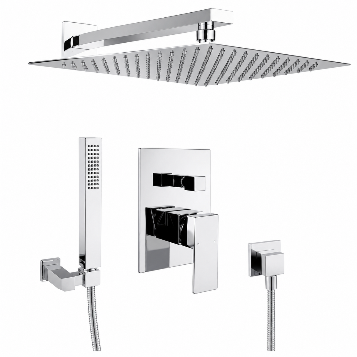 Shower Head And Wall Mounted Arm