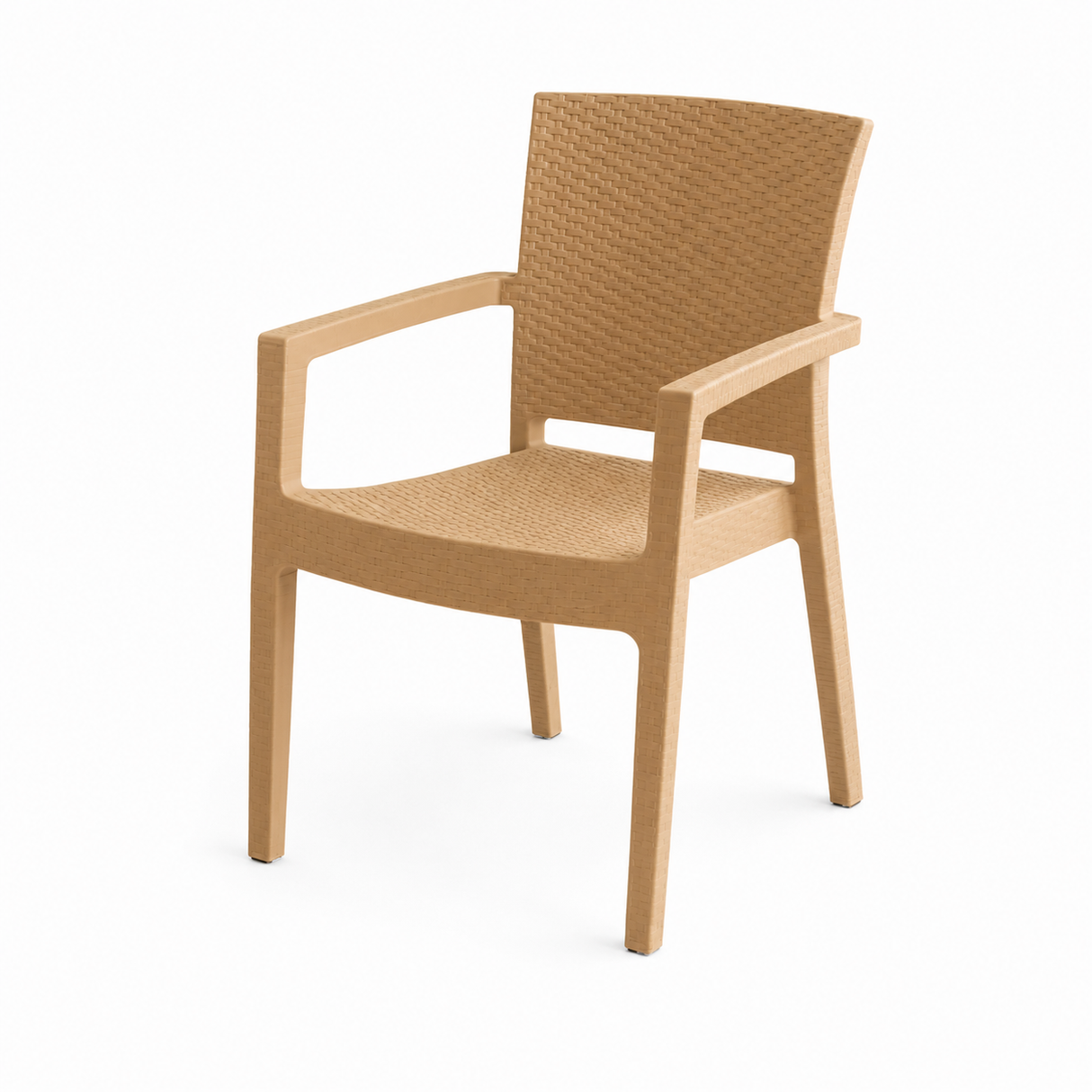 NVS-021-09 Paris Rattan Armchair – Cappuccino