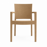 NVS-021-09 Paris Rattan Armchair – Cappuccino