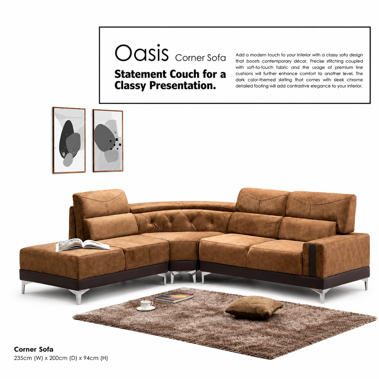 Oasis Corner Sofa Set PS0S001