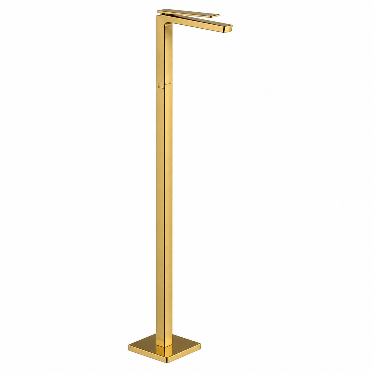High Basin Faucet Brass Body Brushed Gold
