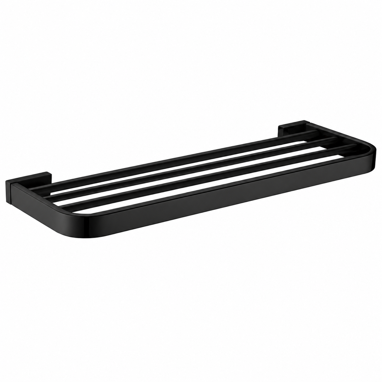 Towel Rack 3-rail 600mm - (matt Black)