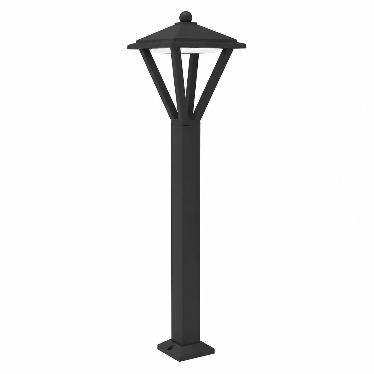 LED Garden Light WL129-4 BLACK 200 × 200 × 2000 mm