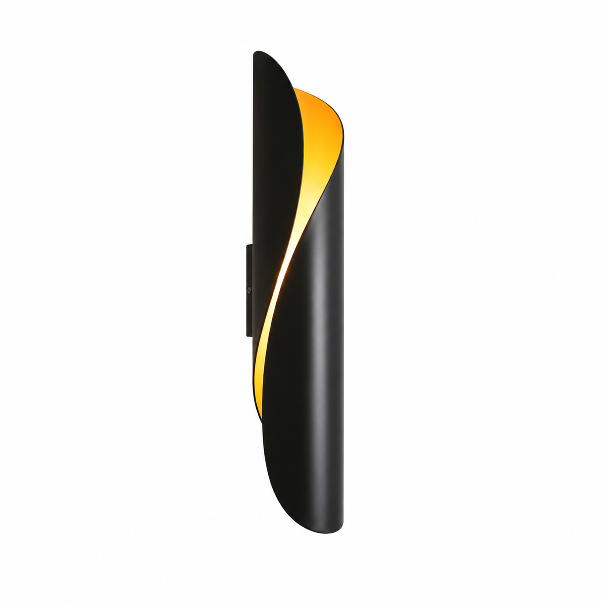 MLA1002W- LED Wall Light White with Flash Gold D80*H400mm