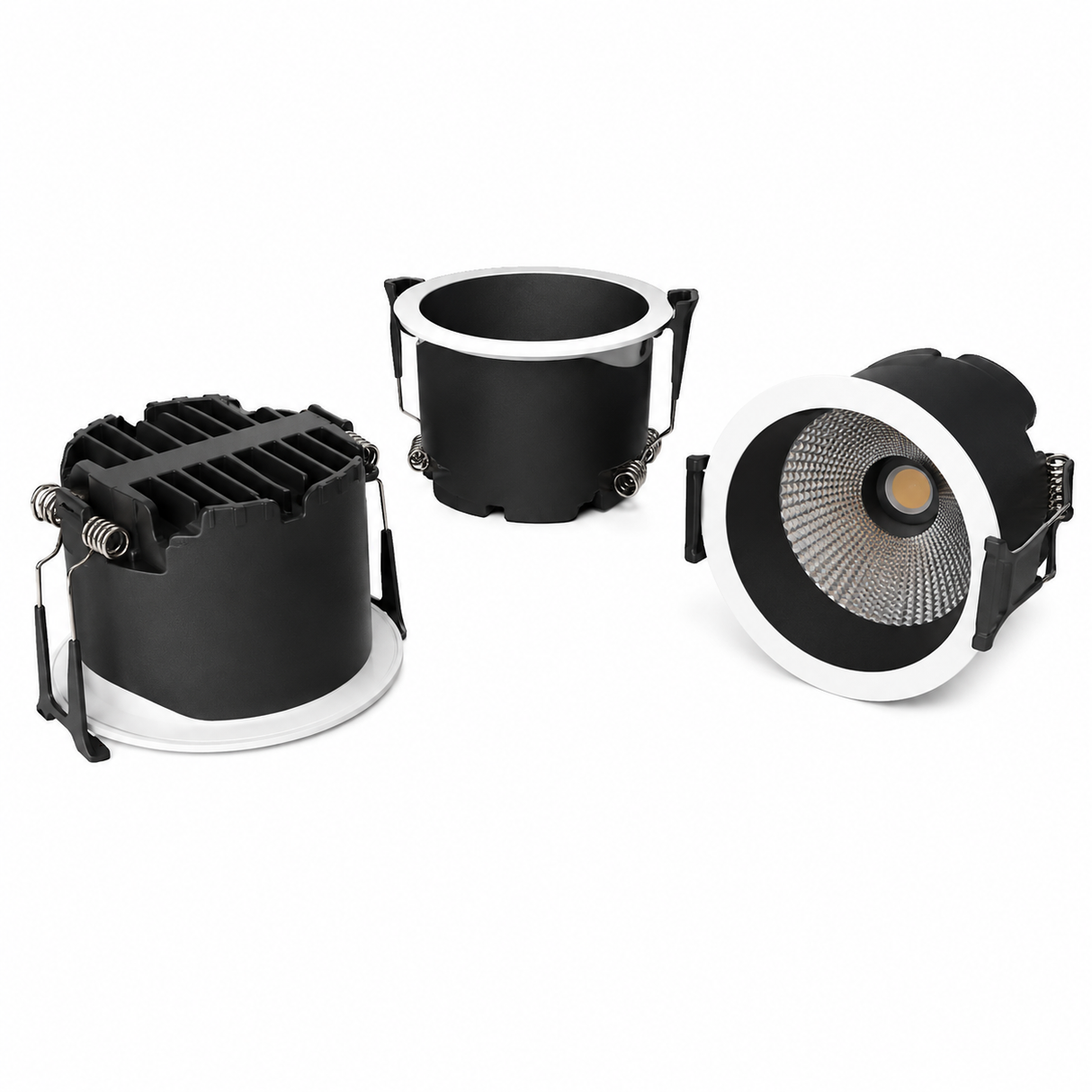 LED Down Light OS05-SX10 10W Aluminum Black Ring+ Gray