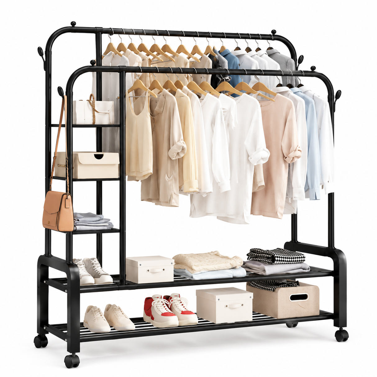 ID-SR13 CLOTHES SHELF BLACK