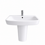 Grace Wash Basin with Slate Half Pedestal 570×455×495mm