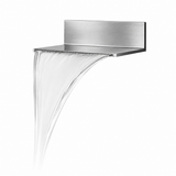 Bathtub Mixer Soffione Bocca Cascata Inox
